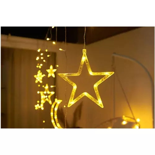 Light curtain 138 LED USB - warm white KŚ19758