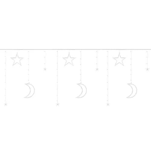 Light curtain 138 LED USB - warm white KŚ19758