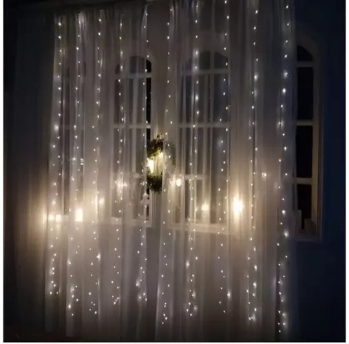 Light curtain 300 LED USB-cool white KŚ19766
