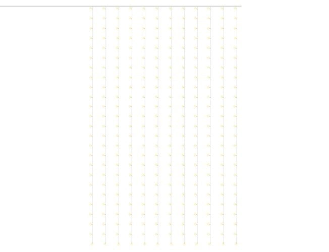 Light curtain 300LED - warm white 31V KŚ11332