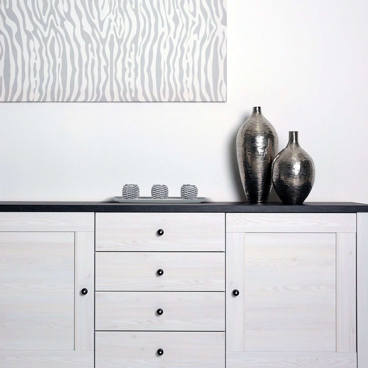 Light decoration with 3 tealight holders