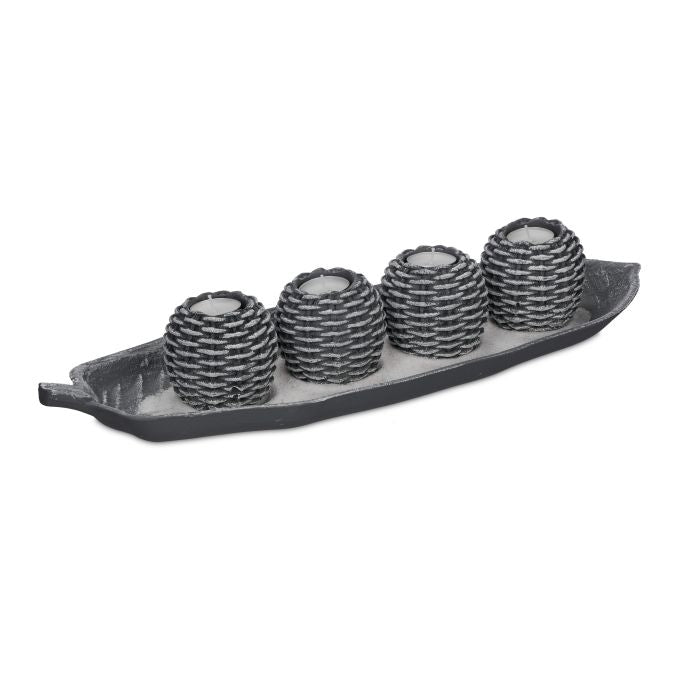 Light decoration with 4 tealight holders