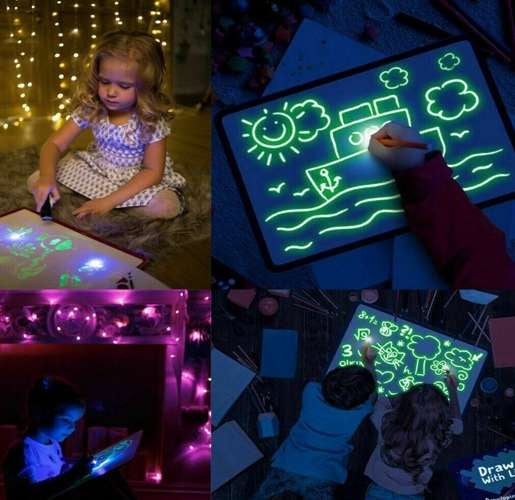 Light drawing board