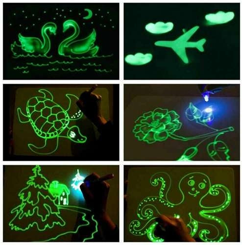 Light drawing board