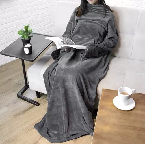 Light gray sweatshirt and bathrobe Ruhhy 22649