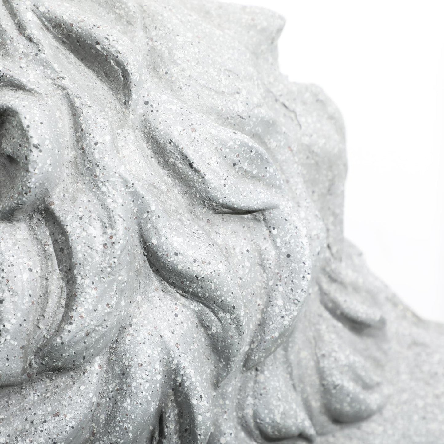 Weather Resistant Gray Lion Garden Ornament