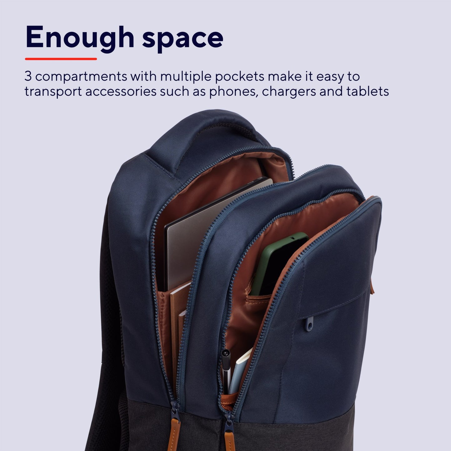 Lisboa Backpack for laptop 16" Blue