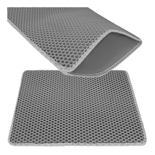 Litter box mat 60x45cm - gray Purlov