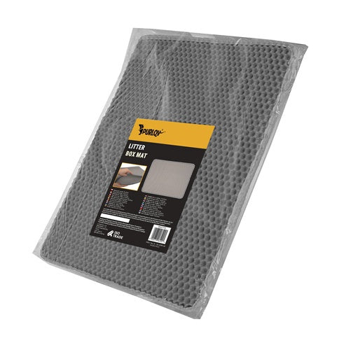 Litter box mat 75x55cm - gray Purlov