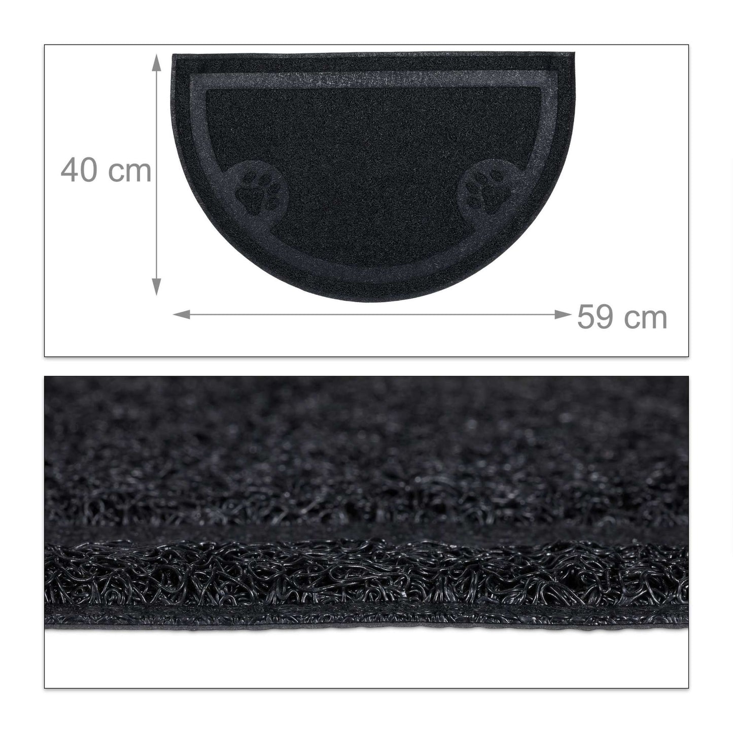 Litter box mat