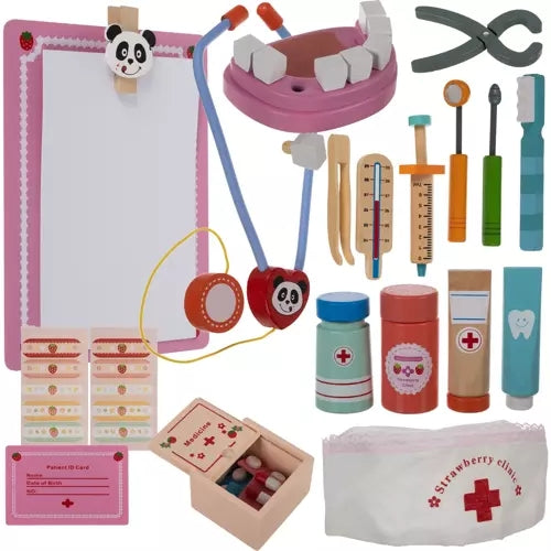 Little doctor set - wooden Kruzzel 19869