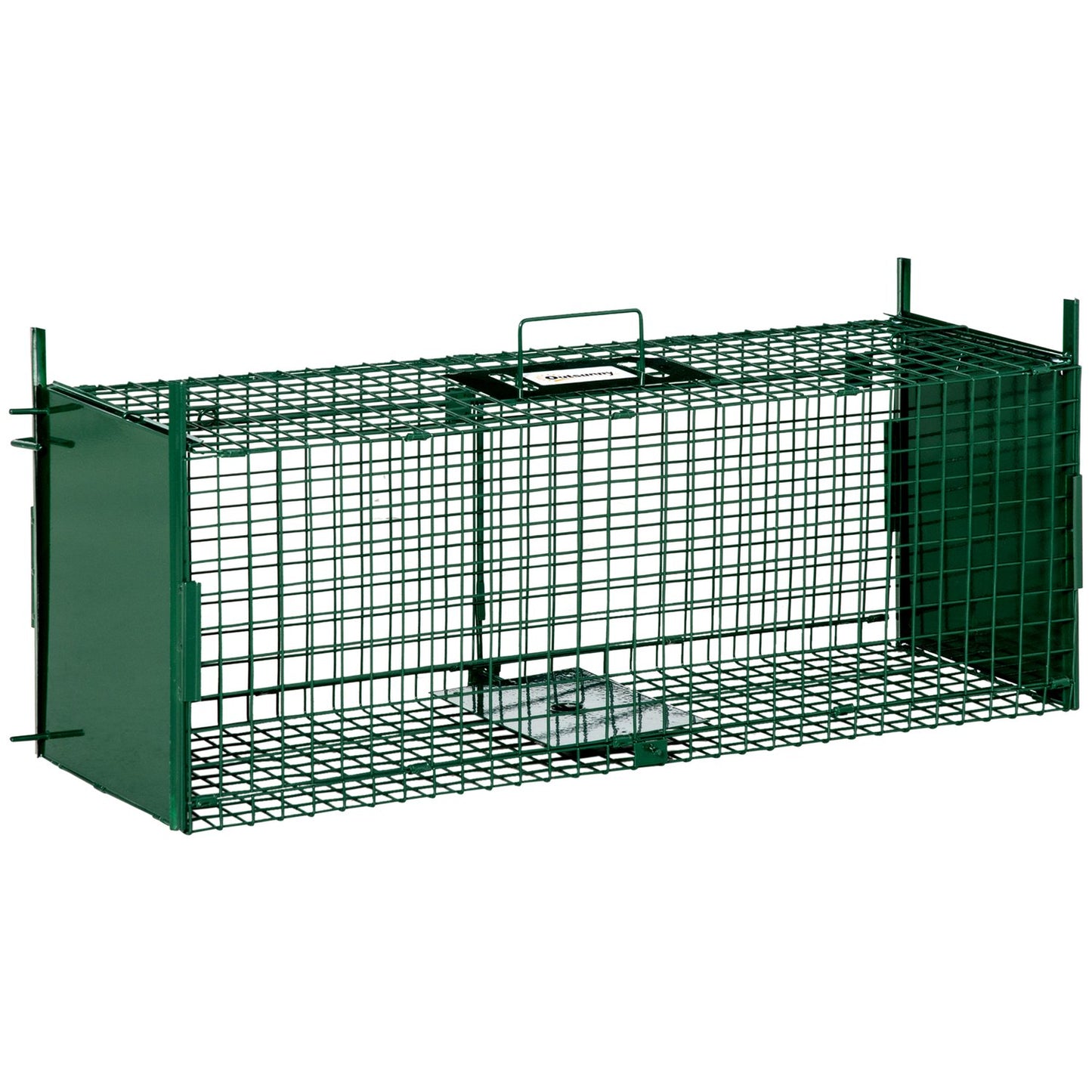 Live trap for martens & rats, double door, steel, 80cm