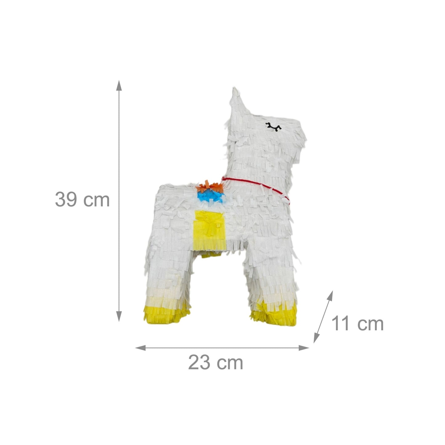 Llama Piñata Set with Stick and Mask