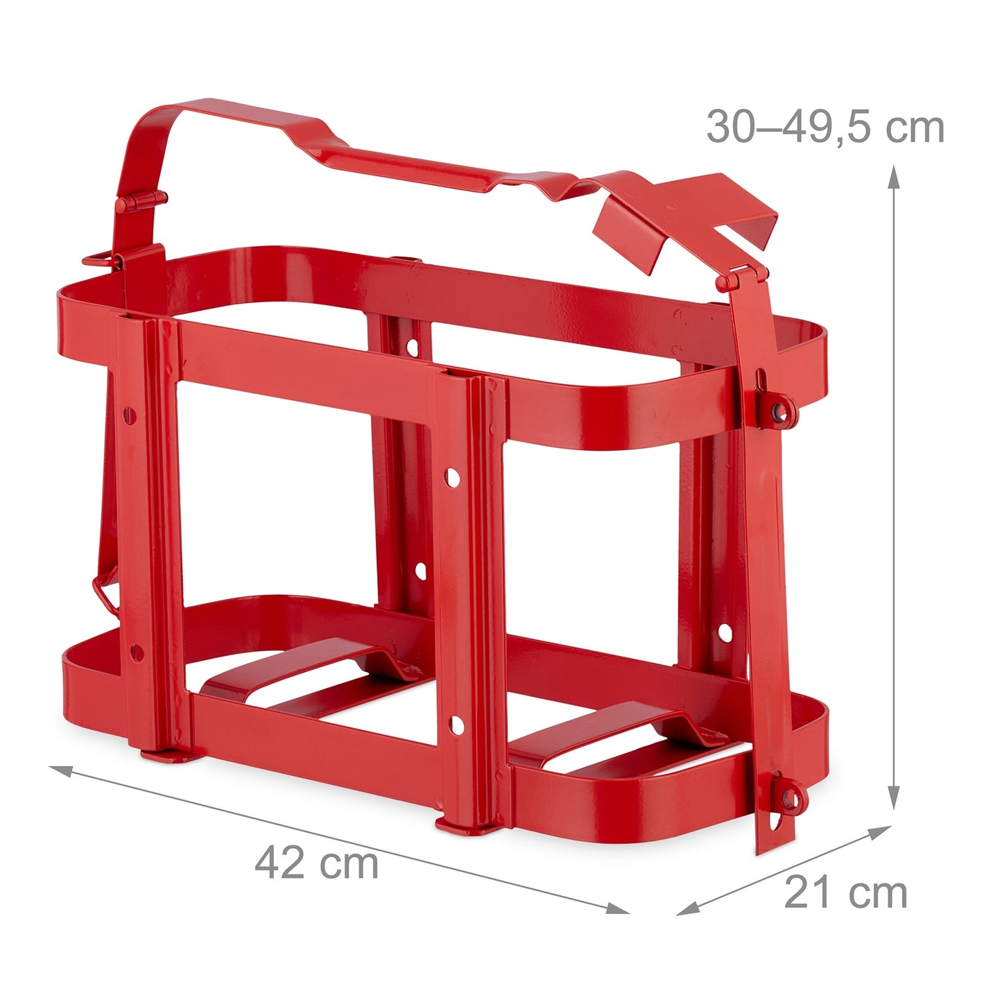 Lockable Iron Canister Holder for 10-20L Fuel
