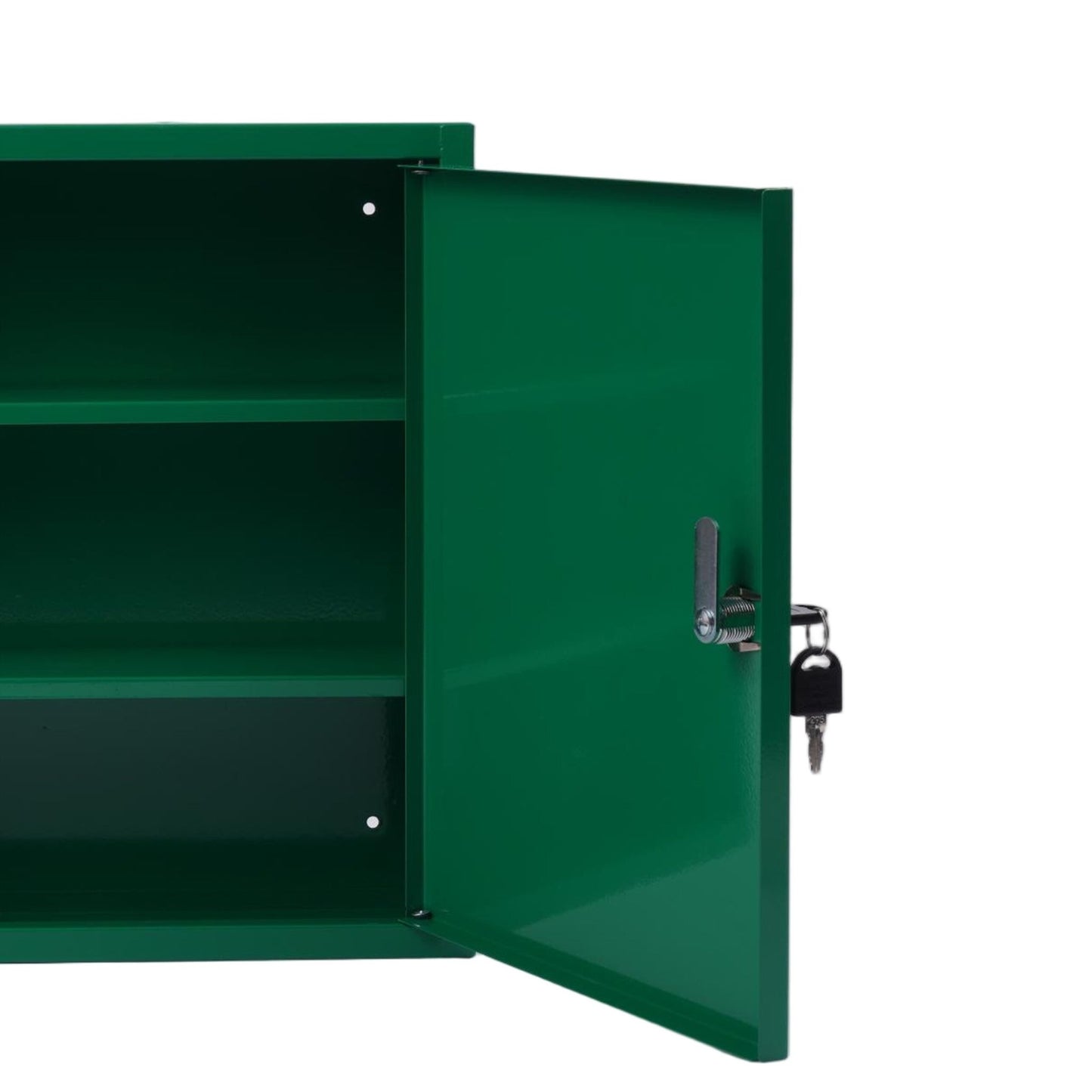 Lockable Medicine Cabinet, 3 Shelves, Wall-Mountable
