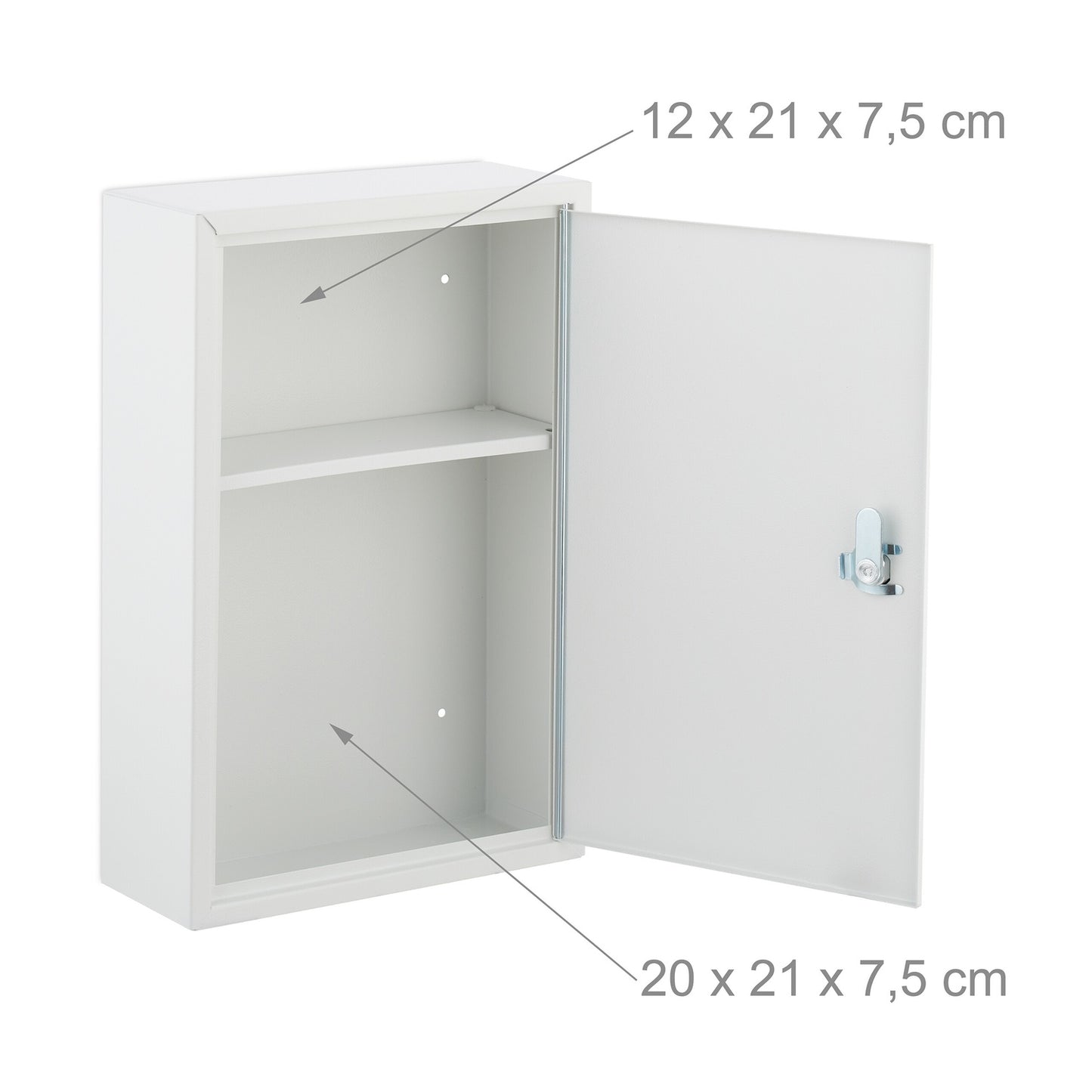 Lockable medicine cabinet