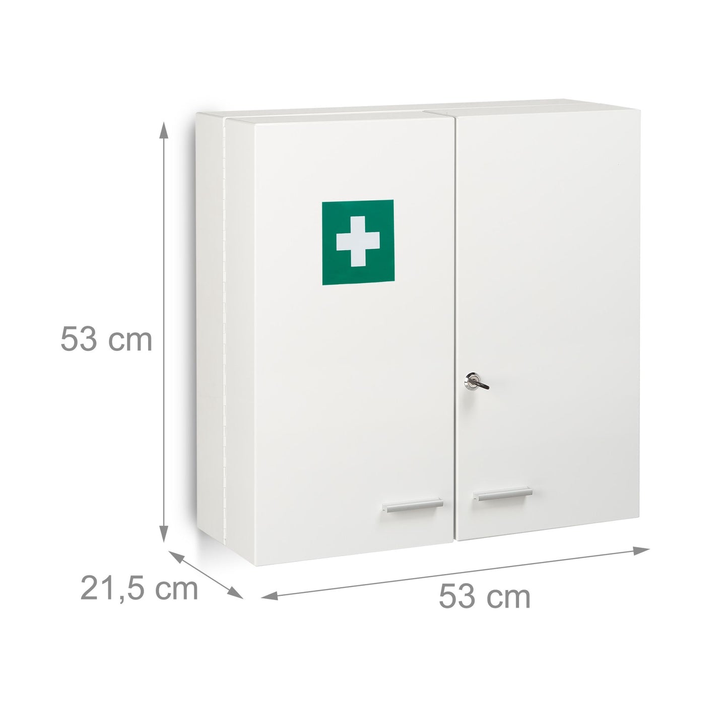 Lockable medicine cabinet