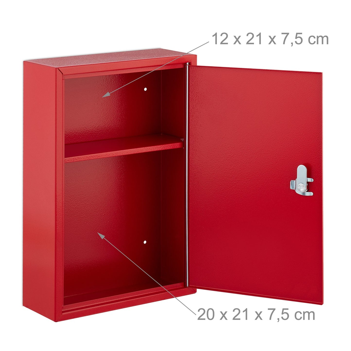 Lockable medicine cabinet