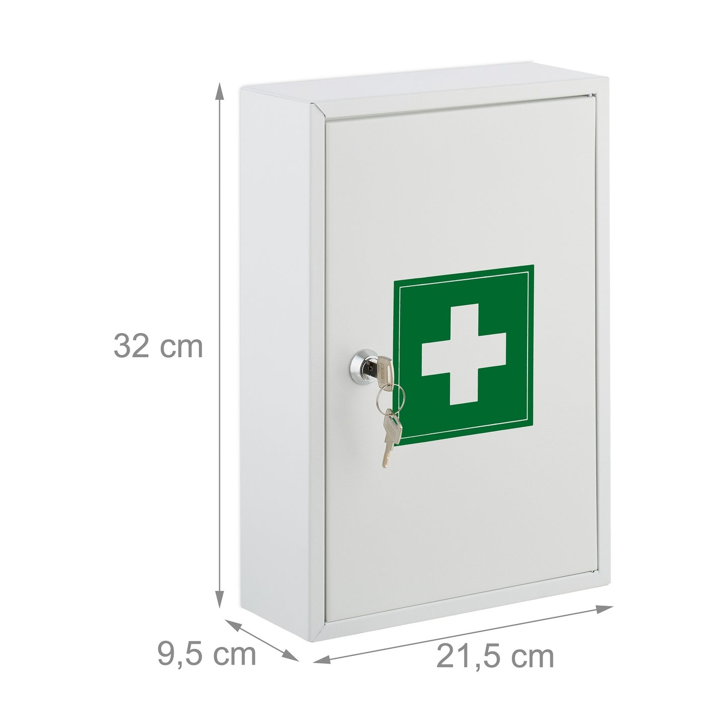 Lockable medicine cabinet