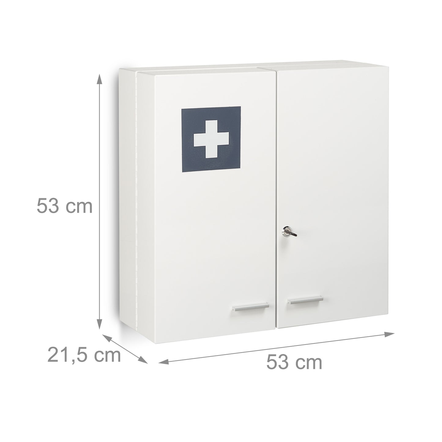 Lockable medicine cabinet