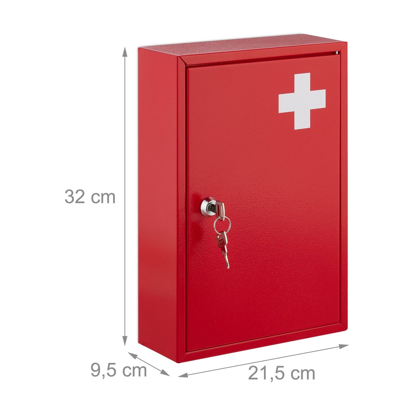 Lockable medicine cabinet