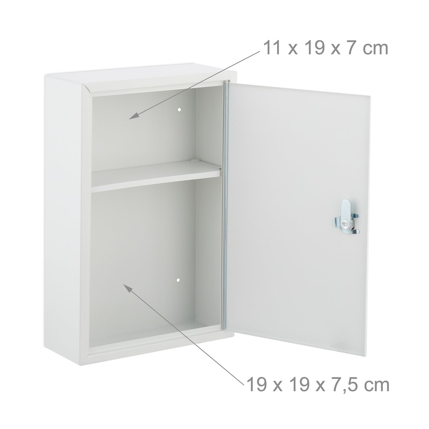 Lockable medicine cabinet