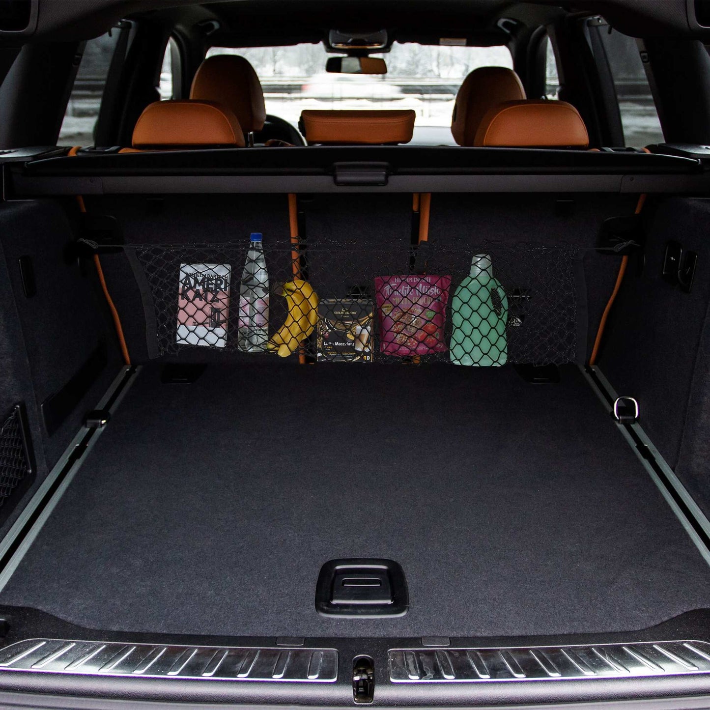 Luggage net for the car