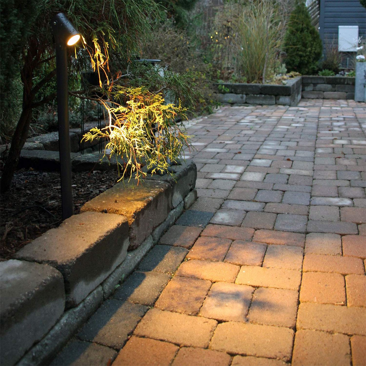 Luna 65 Bollard/Garden spot 350 lm 5W 35° Grey
