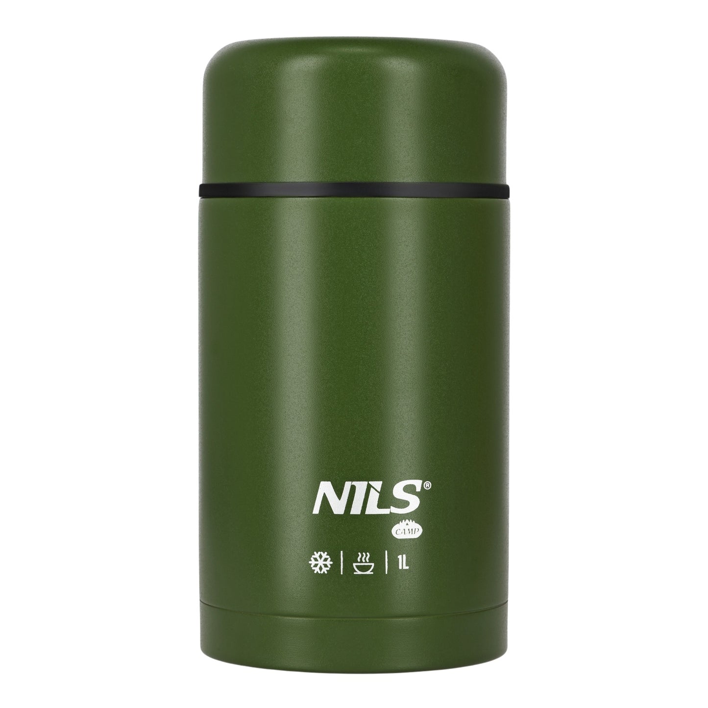 Lunch Thermos 1000ml, Green, Insulated Flask