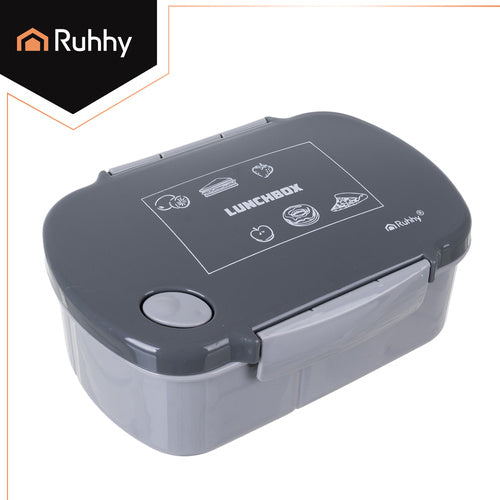 Lunchbox 800ml Gray – Leak-Proof, Microwave Safe