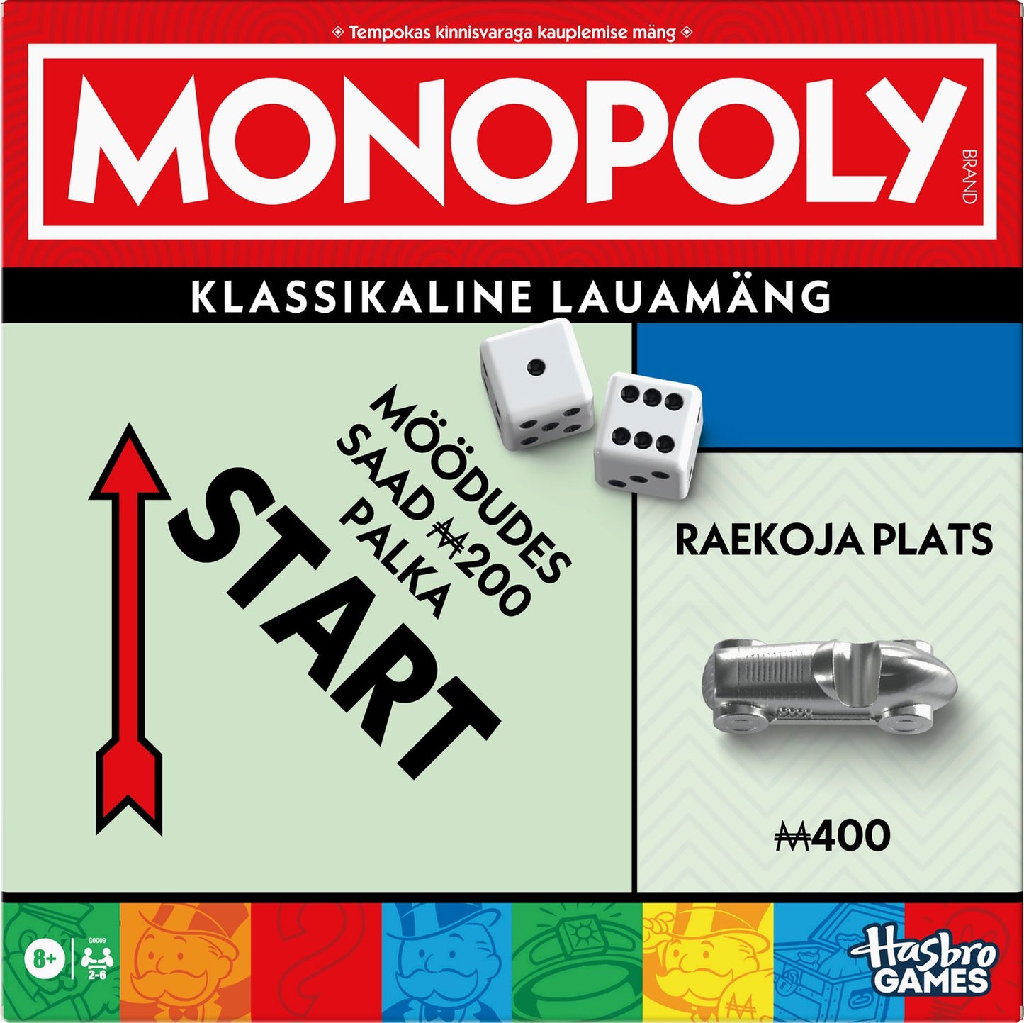 MONOPOLY Classic Board Game - Refresh Edition in Estonian