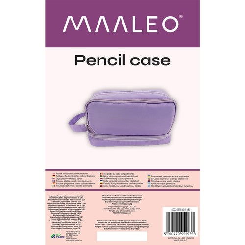 Maaleo 24518 four-compartment extendable pencil case