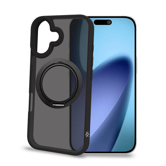 MagSafe-Compatible Case with Ring Holder for iPhone 17, Black