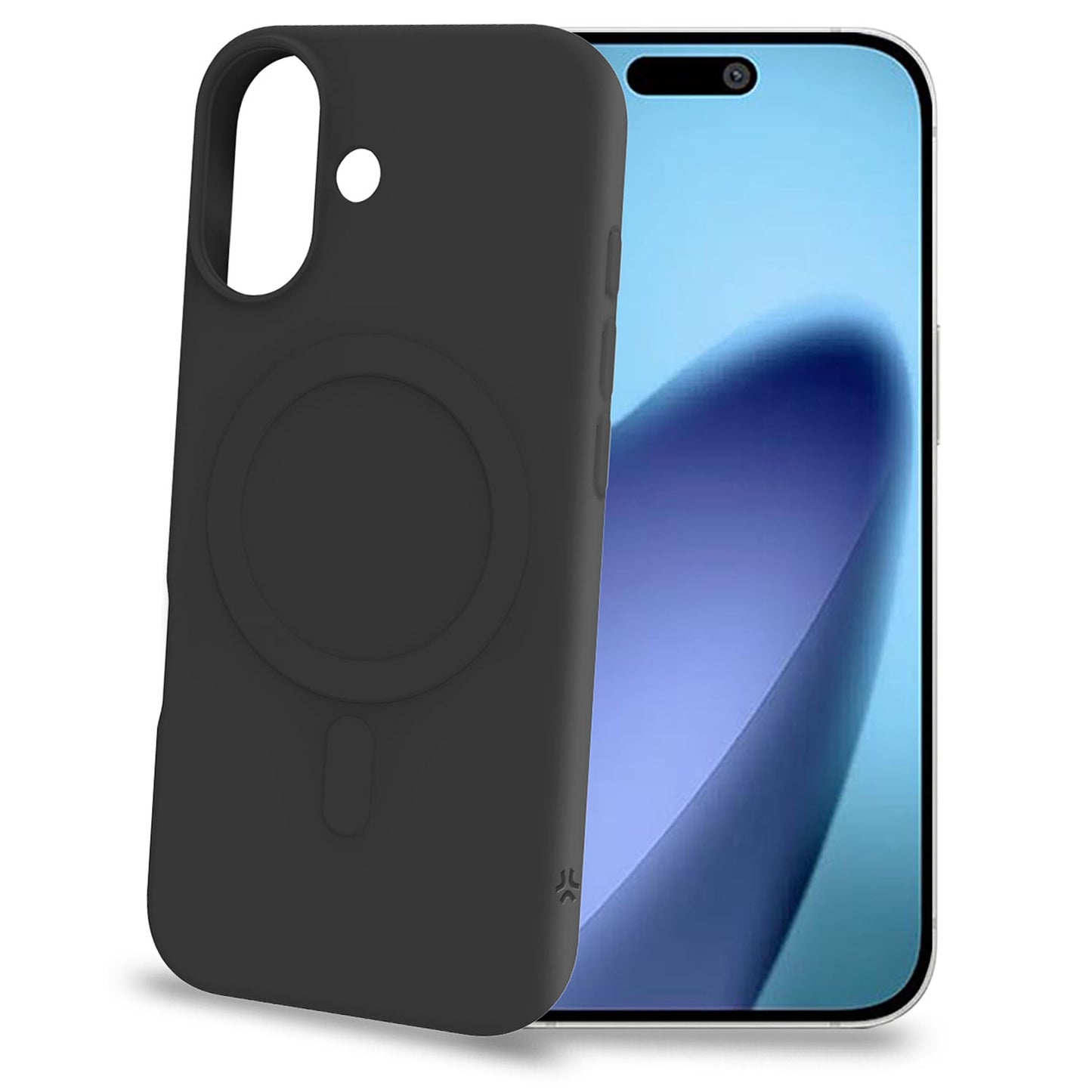 MagSafe-Compatible iPhone 17 Pro Case, Soft Rubber, Black