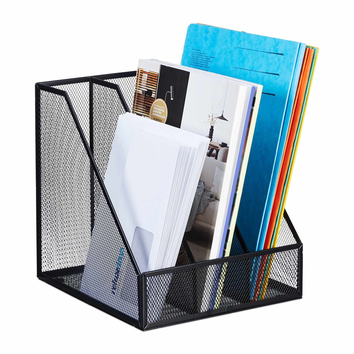 Magazine collector 3 compartments