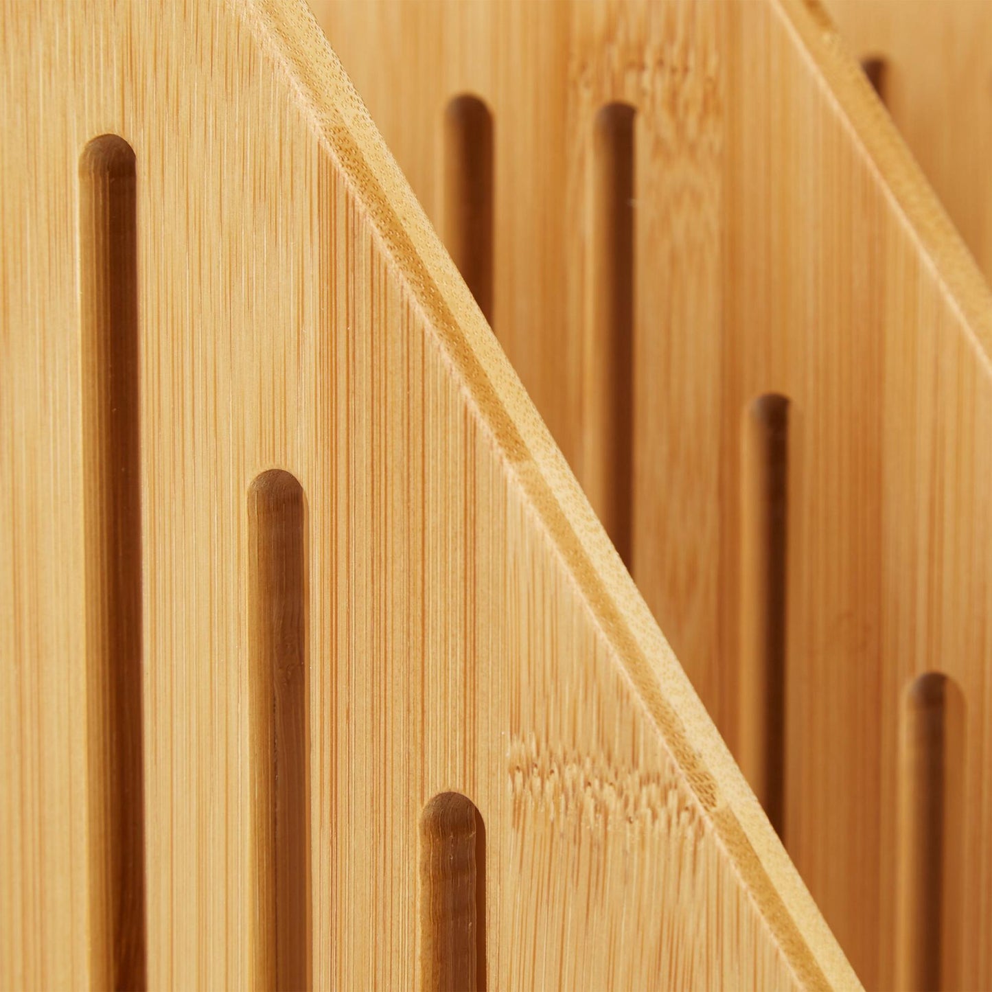 Magazine collector A4 bamboo with 3 compartments