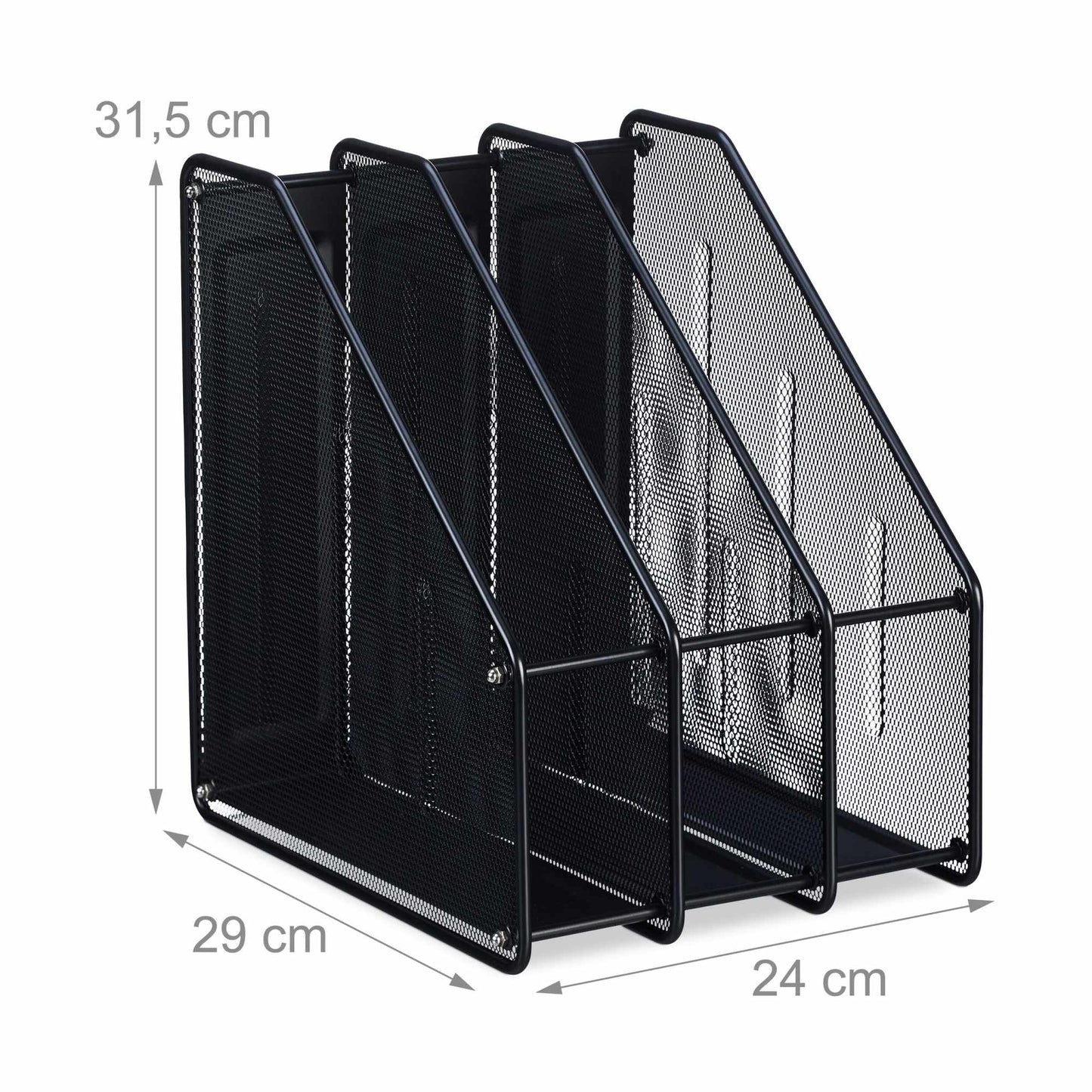 Magazine collector with 3 compartments
