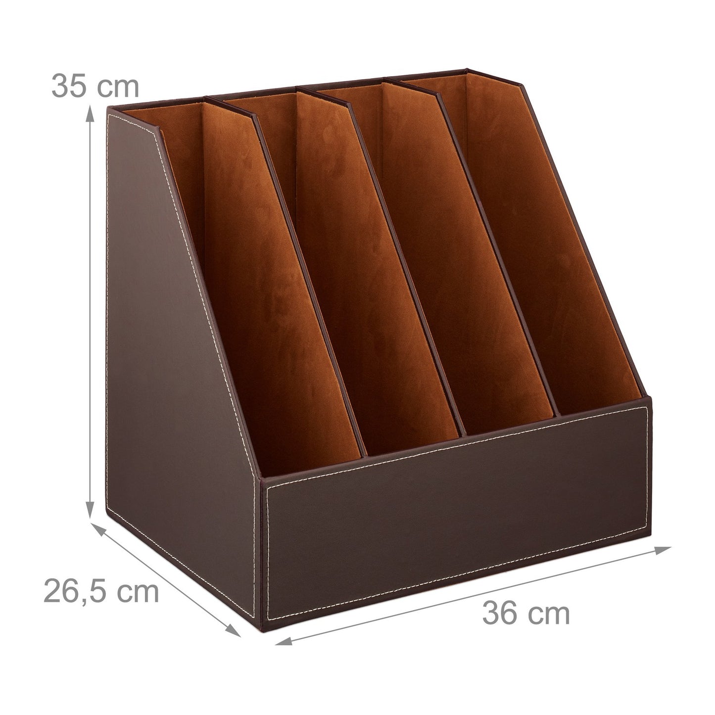 Magazine collector with 4 compartments