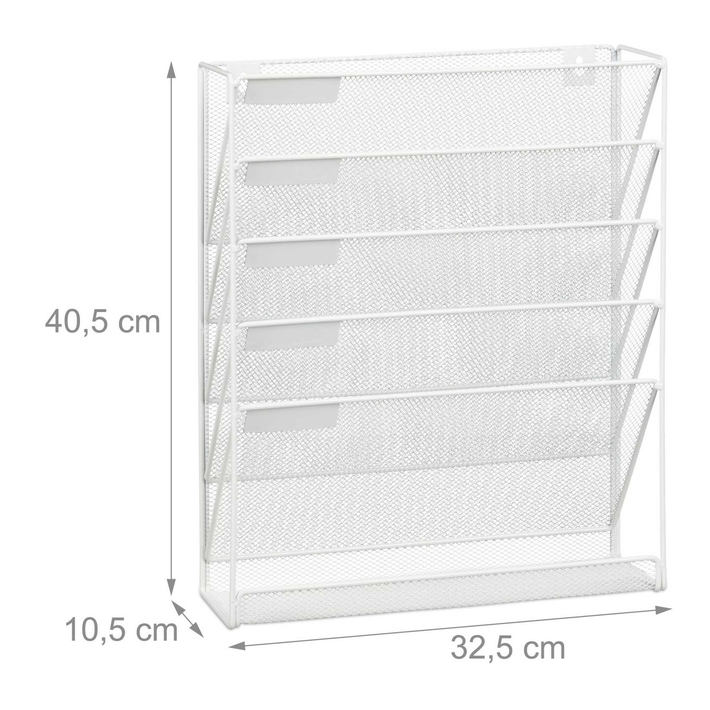 Magazine holder wall