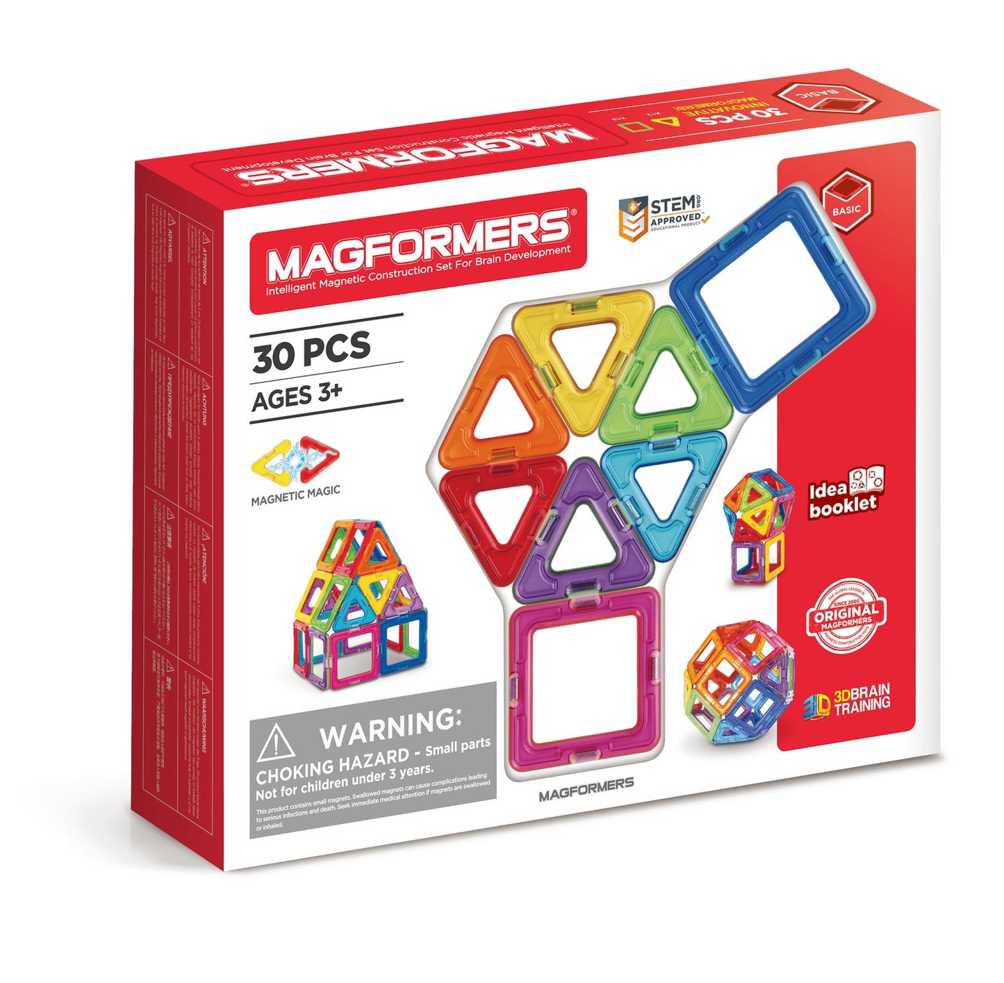 Magformers Magnet Constructor Set, 30 Pcs