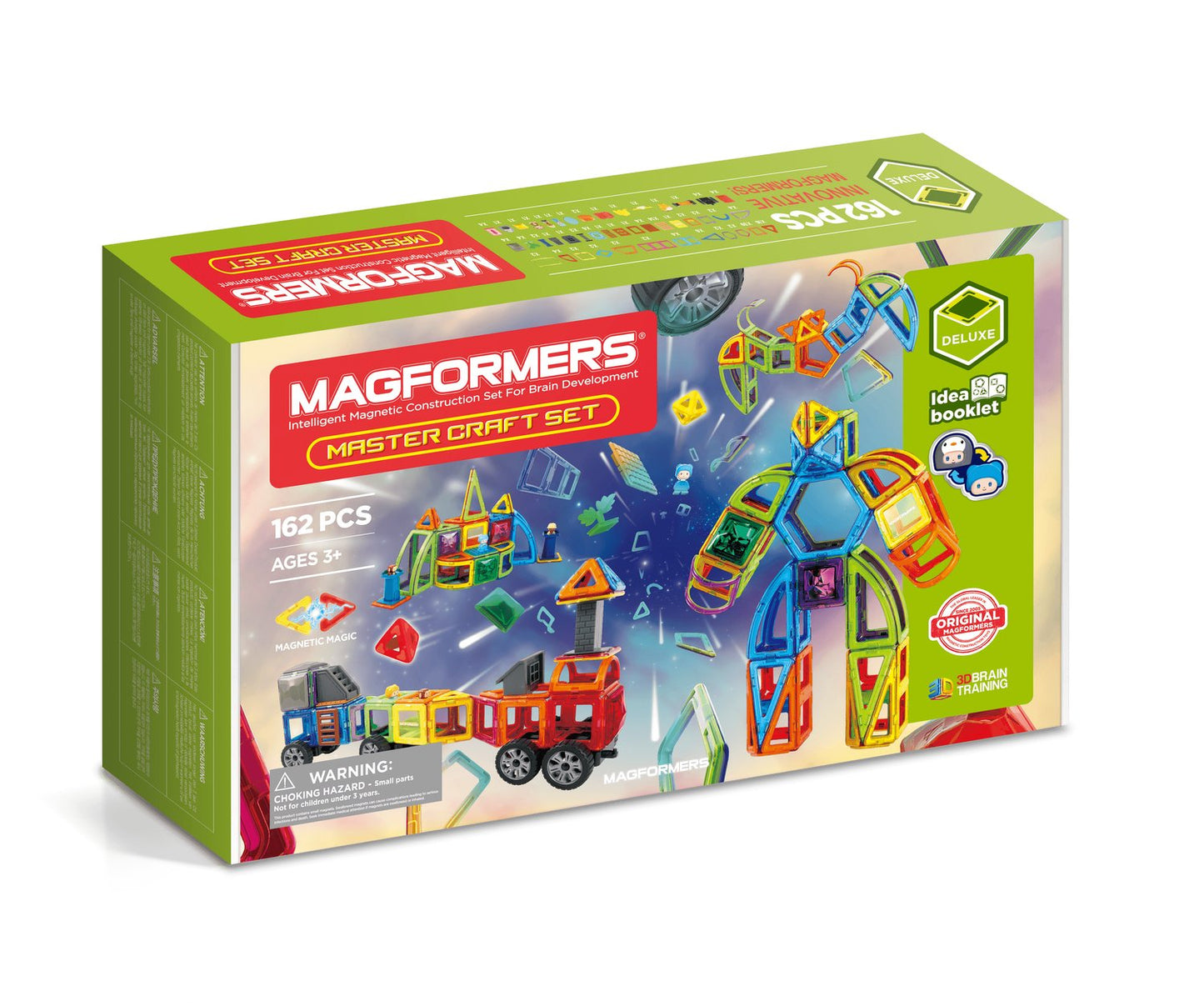 Magformers Magnet Constructor Set Master Craft, 162 Pcs