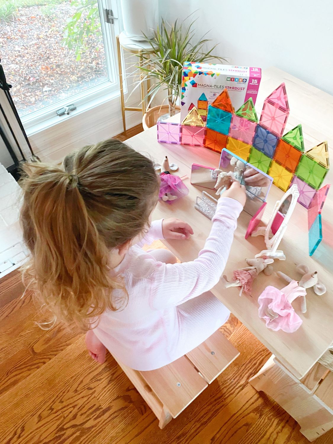 Magna-Tiles Magnetic Building Tiles Stardust, 15 Pcs