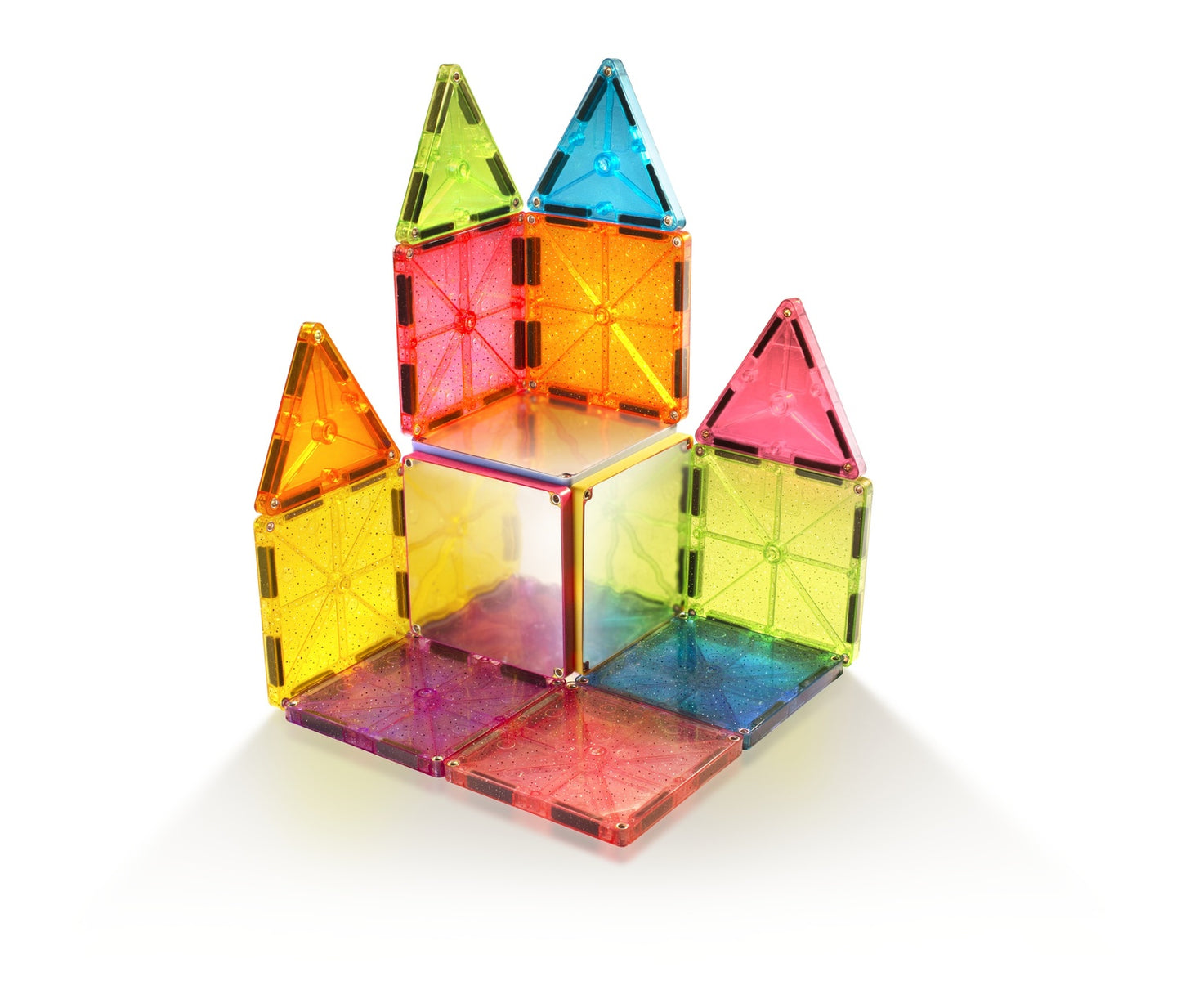 Magna-Tiles Magnetic Building Tiles Stardust, 15 Pcs