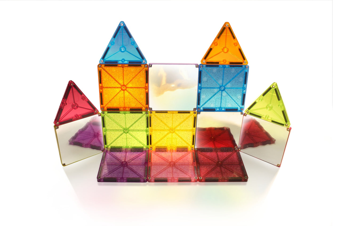 Magna-Tiles Magnetic Building Tiles Stardust, 15 Pcs