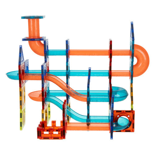 Magnetic Ball Track Set, 110-Piece Educational Blocks