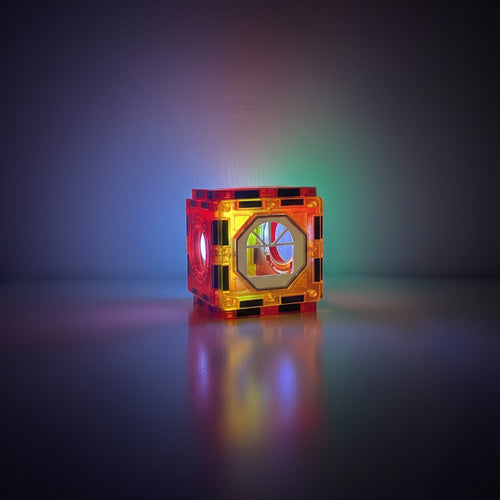 Magnetic Ball Track Set, 110-Piece Educational Blocks