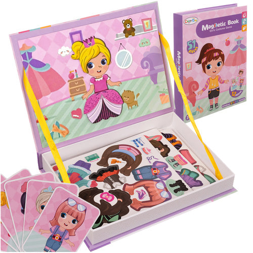 Magnetic Dress-Up Puzzle Book for Kids, 51 Pieces