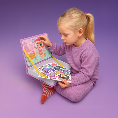 Magnetic Dress-Up Puzzle Book for Kids, 51 Pieces