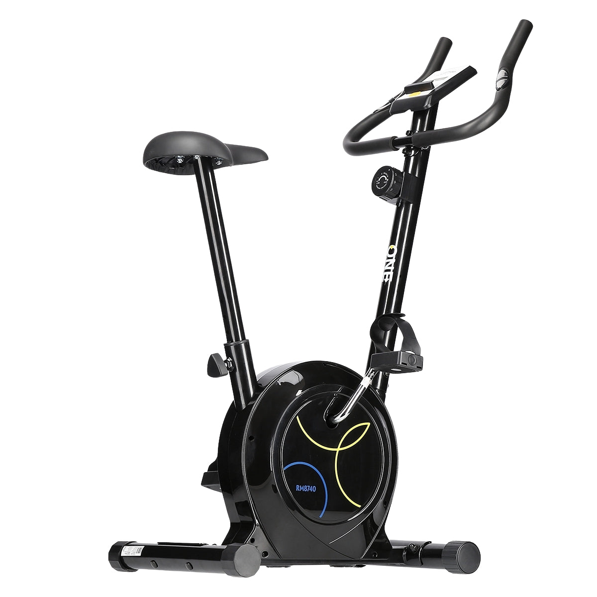 Magnetic Exercise Bike, Black, Adjustable Resistance