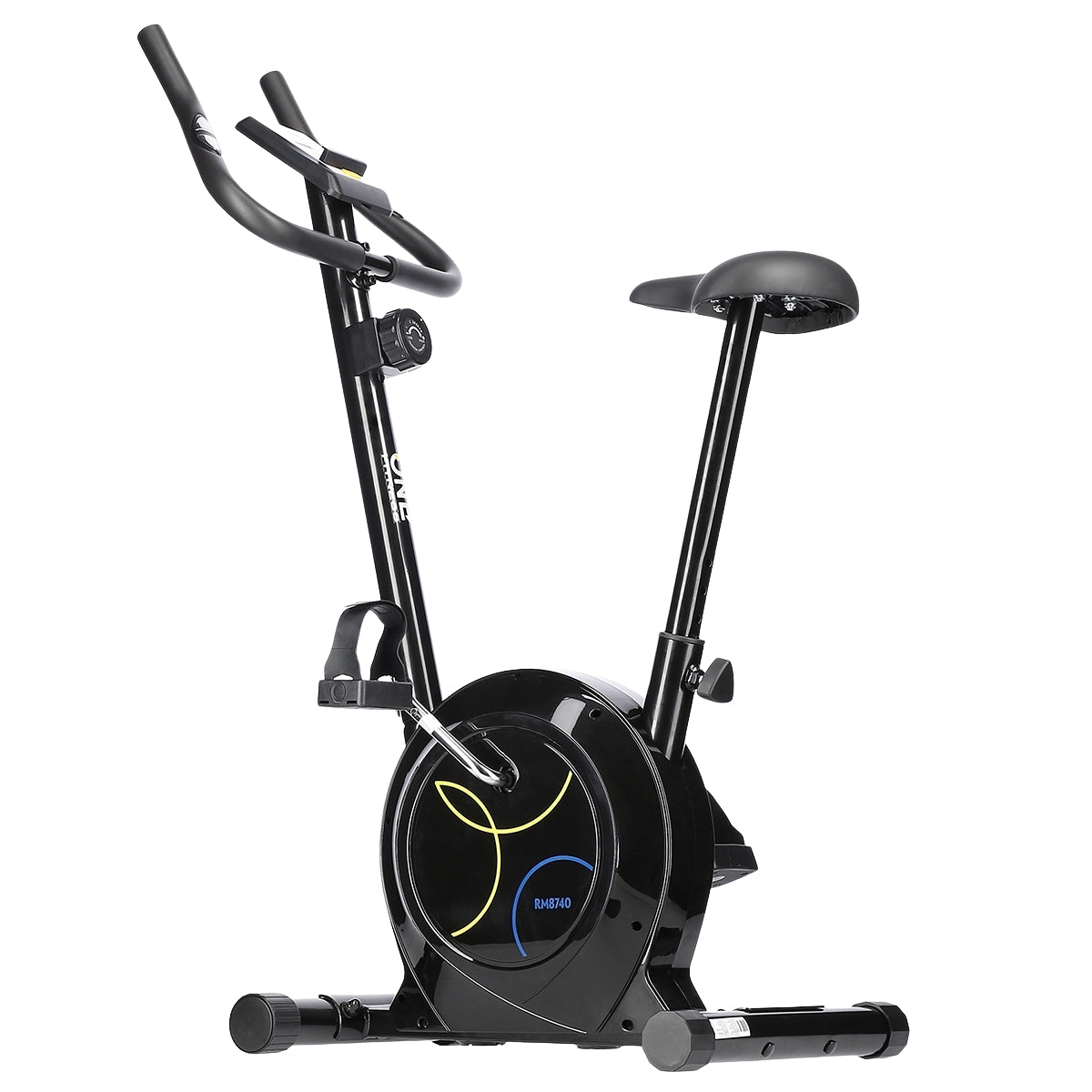 Magnetic Exercise Bike, Black, Adjustable Resistance
